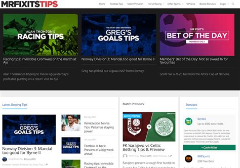 mr fixit football tips today